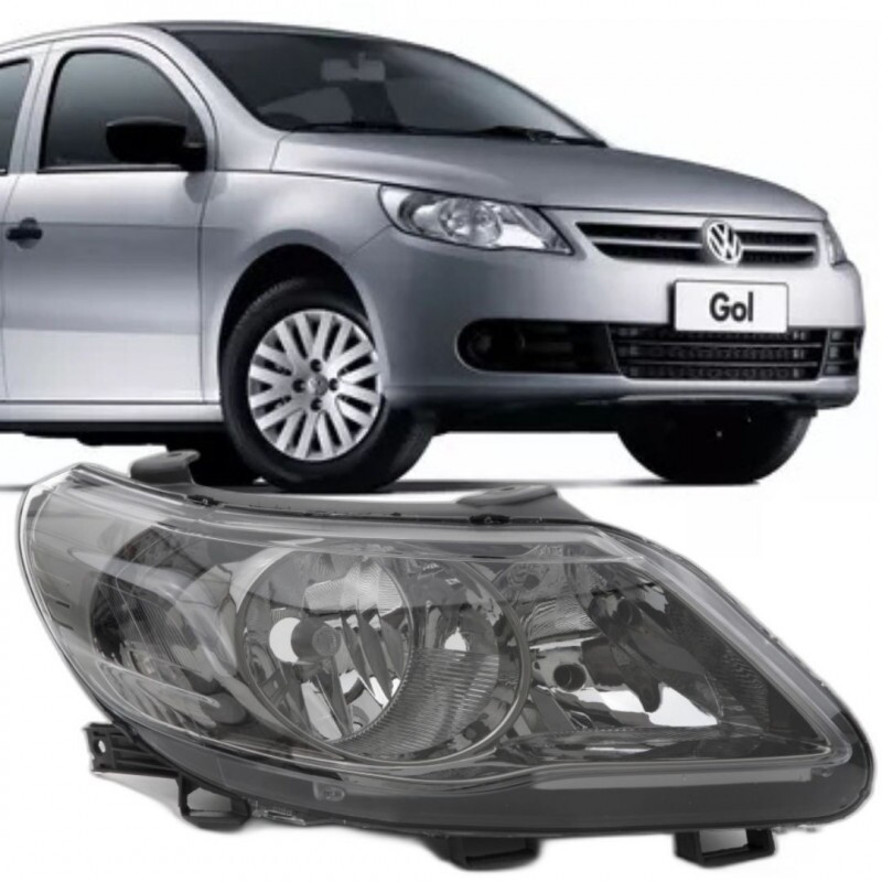 Farol Gol G5 2009 a 2013 Direito Manual Cromo Onix Foco Duplo