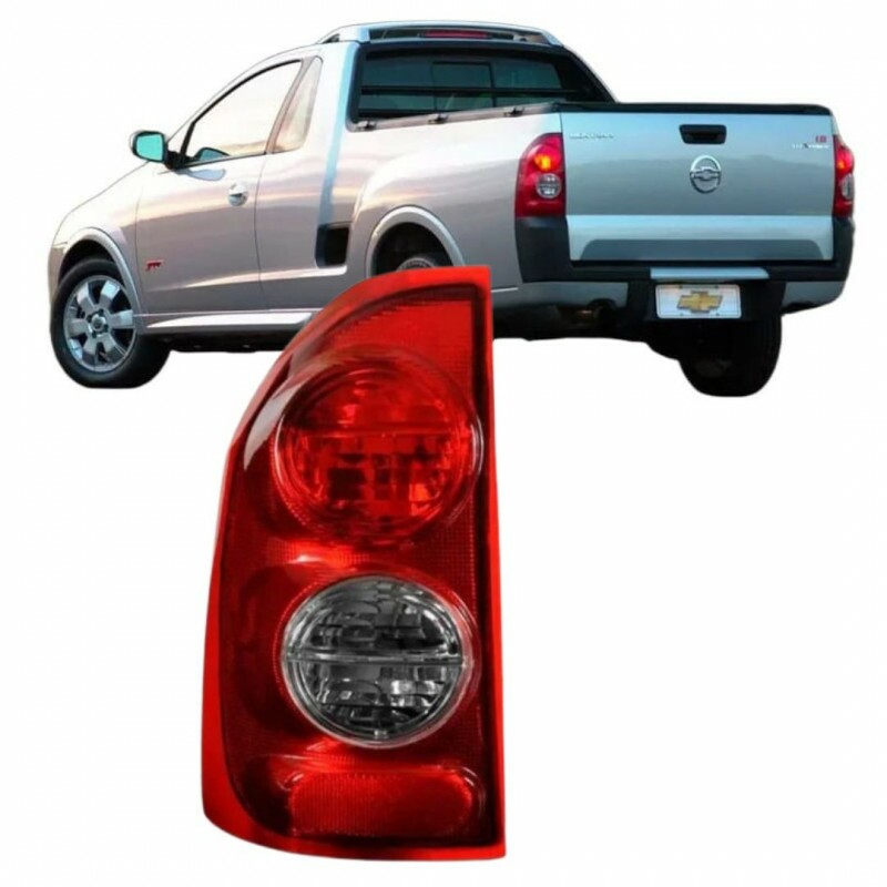 Lanterna Traseira Montana 2003 a 2010 Esquerdo Fumê