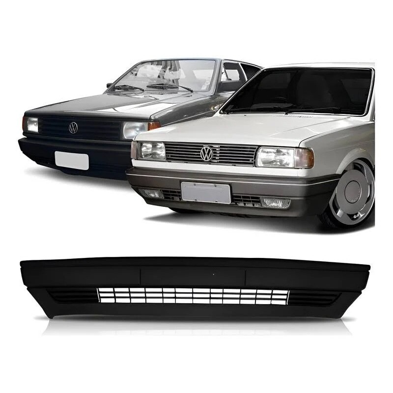Para choque Gol Parati Saveiro Voyage 1987 a 1996 Dianteiro Cinza Texturizado Sem Furo Para choque Gol Parati Saveiro Voyage 1987 a 1996 Dianteiro Cinza Texturizado Sem Furo