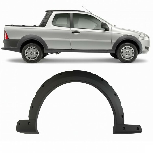 Moldura Para Lama Strada Working 2008 a 2020 Dianteiro Direito