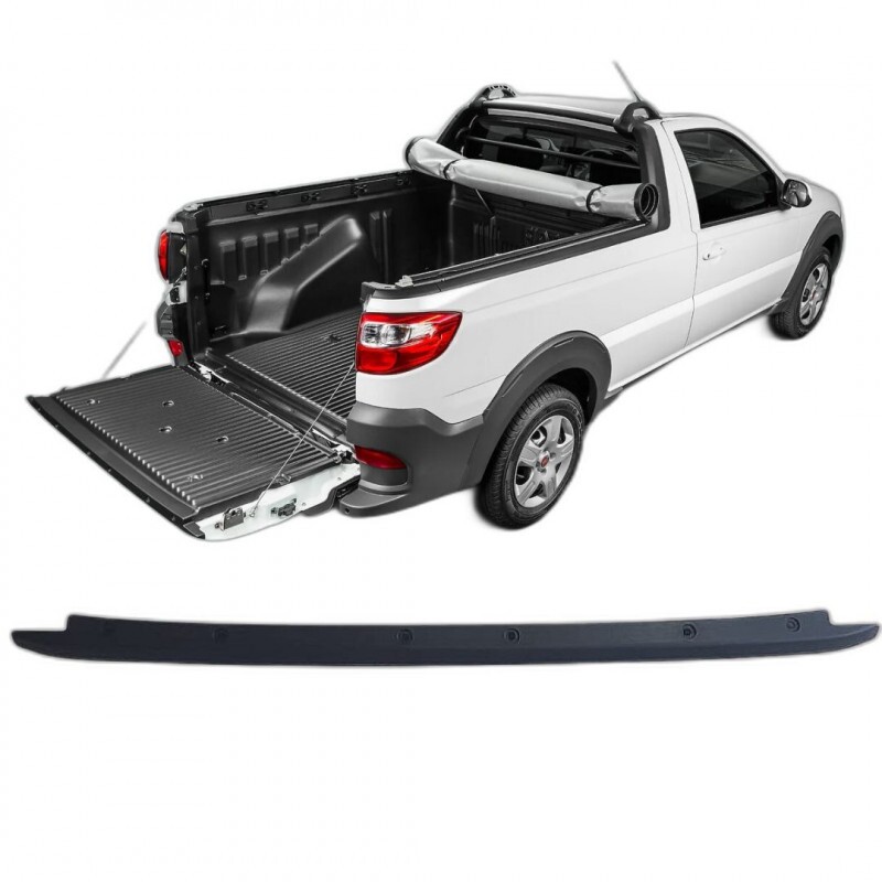 Moldura Superior Tampa Carroceria Strada 2013 a 2019 Traseira