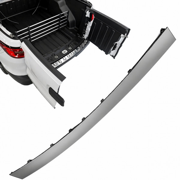 Moldura Superior Para choque Toro 2016 a 2021 Traseiro Cromado