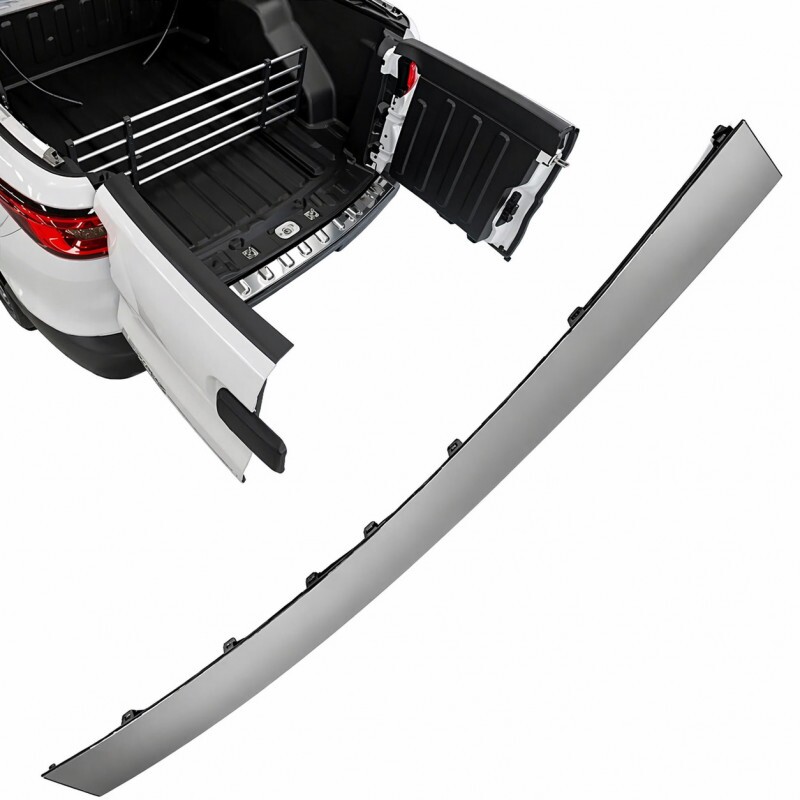 Moldura Superior Para choque Toro 2016 a 2021 Traseiro Cromado