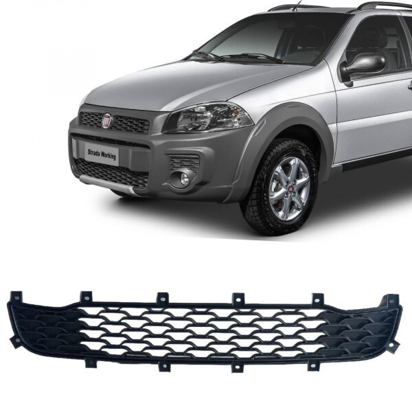 Grade Inferior Para-Choque Strada Working 2014 a 2020 Preto Original