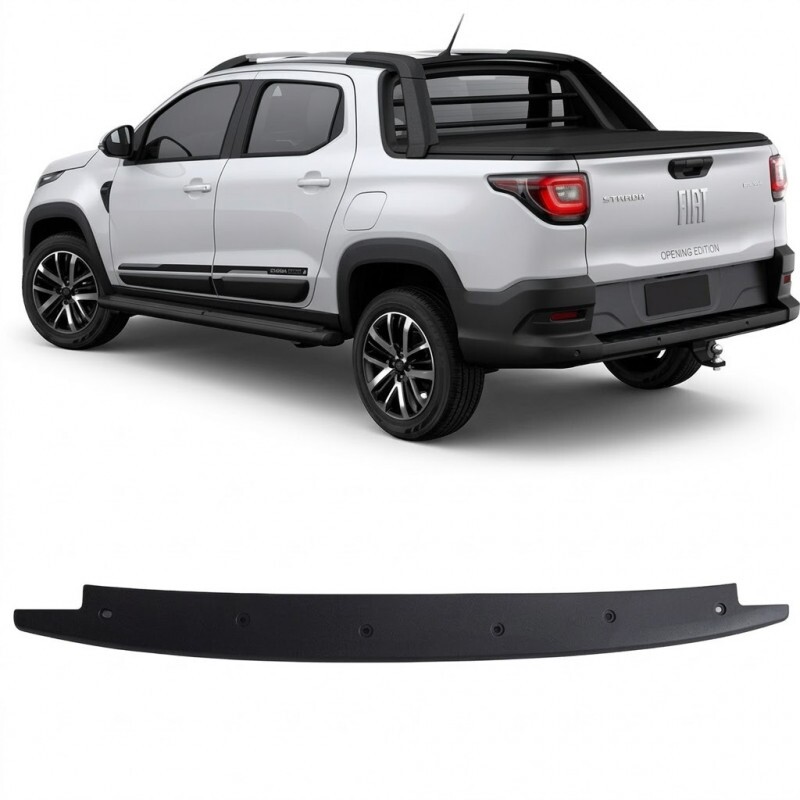 Moldura Superior Tampa  Carroceria Nova Strada 2020 a 2024 Traseira