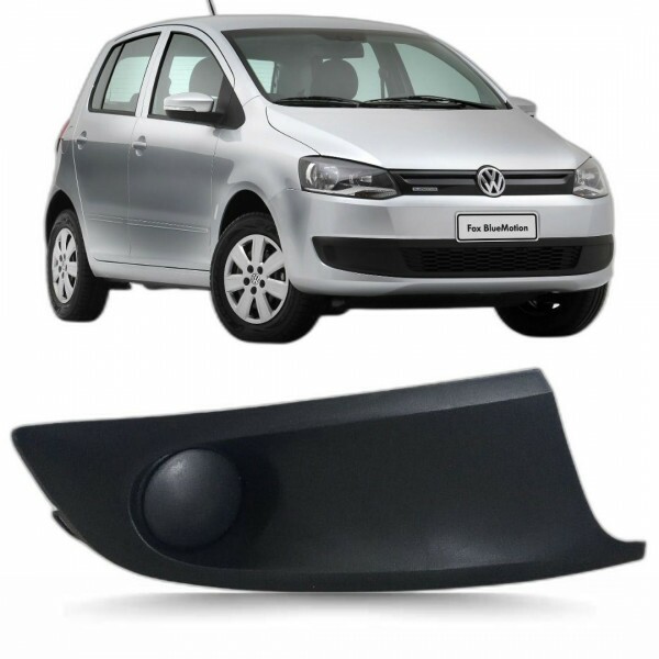 Moldura Farol Milha Fox 2010 a 2014 Direito Preto