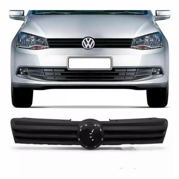Grade Radiador Gol G6 2013 a 2016 Preto Brilhante Fipparts