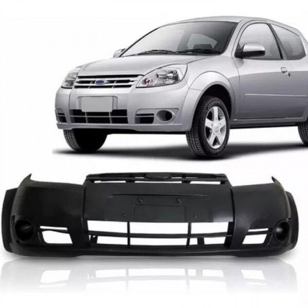 Para Choque Ka 2008 a 2011 Dianteiro Preto Liso Sem Furo