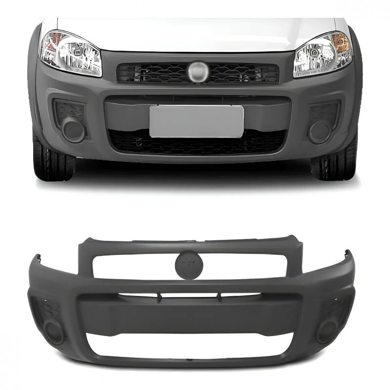 Para-choque Dianteiro Strada Working 2014 a 2018 Sem Furo Cinza Texturizado Lumax Para-choque Dianteiro Strada Working 2014 a 2018 Sem Furo Cinza Texturizado Lumax
