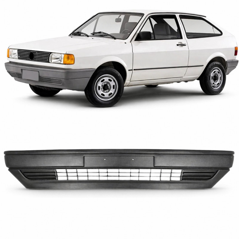 Para Choque Gol 1987 a 1996 Dianteiro Cinza Claro Texturizado