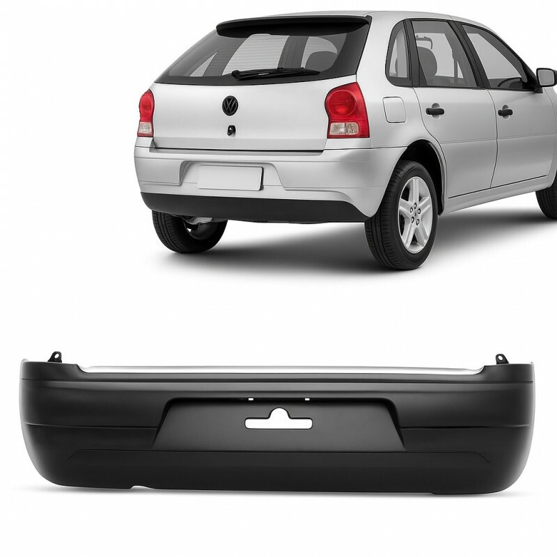 Para-choque Traseiro Parcial Gol G4 2006 a 2008  Liso