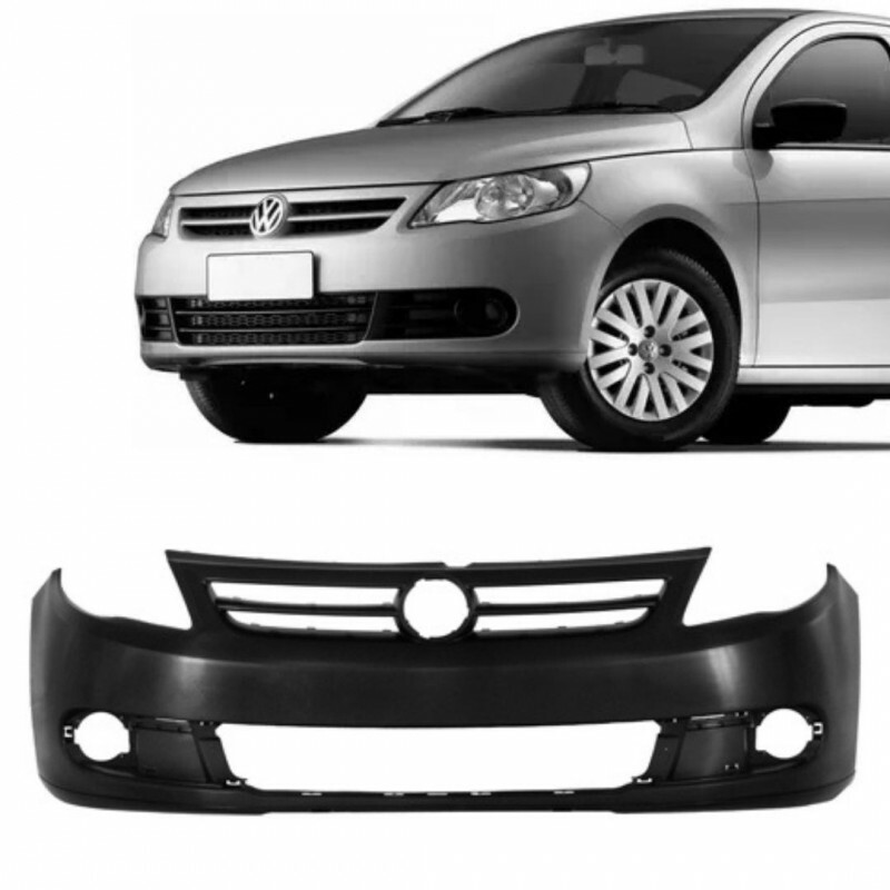 Para Choque Gol G5 2009 a 2011 Dianteiro Preto Liso
