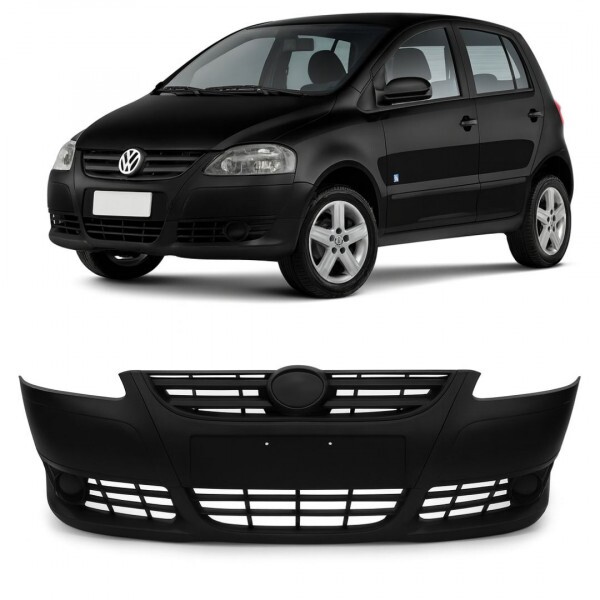Para-choque Dianteiro Fox 2006 a 2010 Parcial Preto Liso