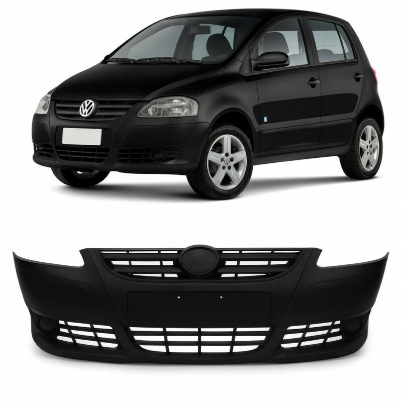 Para-choque Dianteiro Fox 2006 a 2010 Parcial Preto Liso