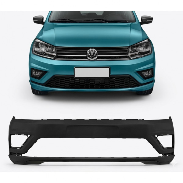 Para Choque Gol G8 Voyage 2019 a 2023 Dianteiro Preto Liso Com Furos Lumax Para Choque Gol G8 Voyage 2019 a 2023 Dianteiro Preto Liso Com Furos Lumax