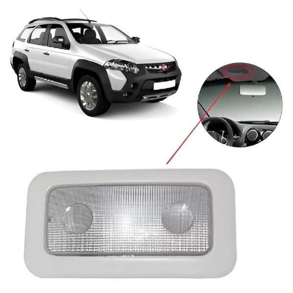 Lanterna Interna Teto Palio Weekend 2004 a 2010 Palio Attractive 2011 a 2017 Siena 2004 a 2010 Cinza Claro