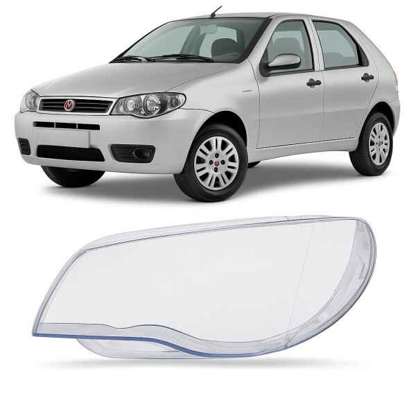 Lente do Farol Palio 2004 a 2015 Lado Esquerdo (Zoião)