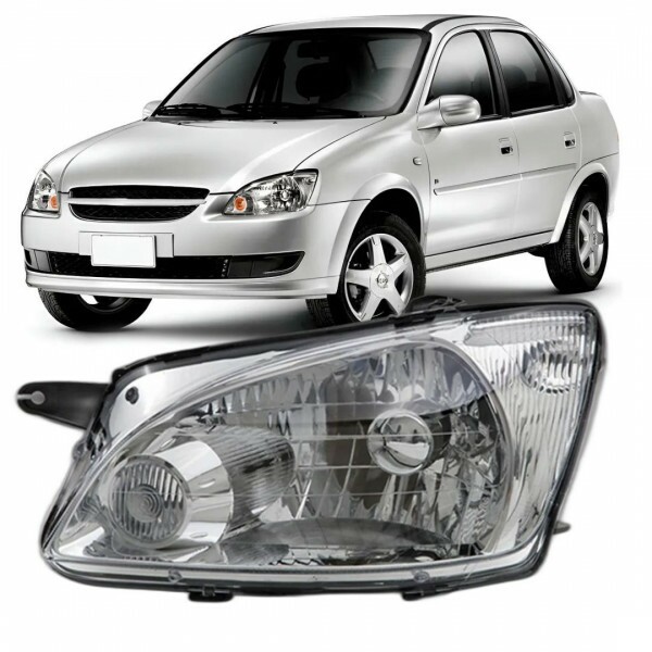 Farol Corsa Classic 2011 a 2016 Esquerdo Farol Corsa Classic 2011 a 2016 Esquerdo