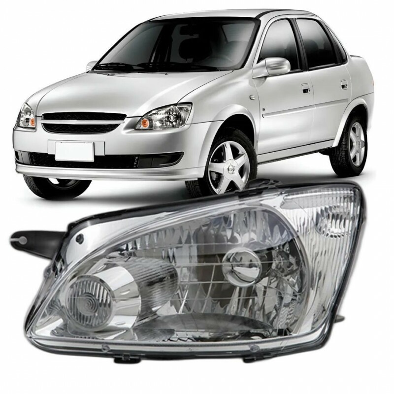 Farol Corsa Classic 2011 a 2016 Esquerdo