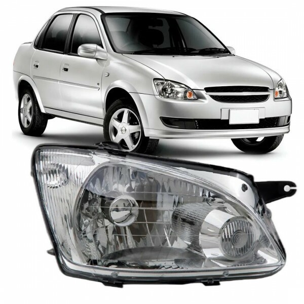 Farol Corsa Classic 2011 a 2016 Direito Farol Corsa Classic 2011 a 2016 Direito