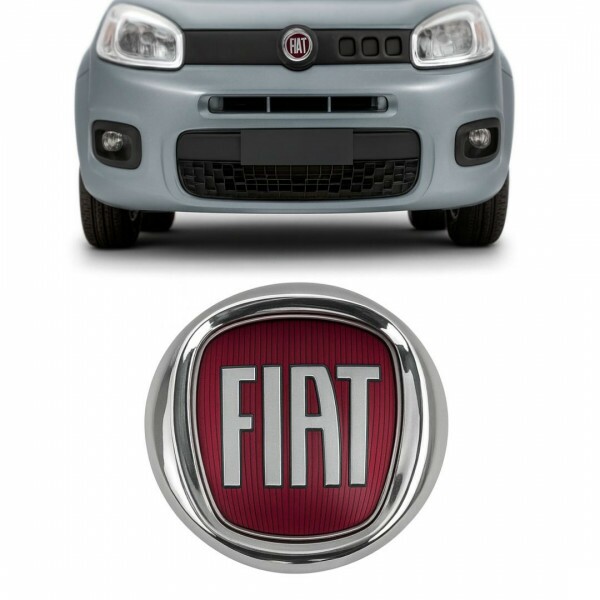 Emblema Grade Frontal e Porta-mala Uno Palio 2008 Siena Strada 2008 a 2016 Médio 85x85x6MM