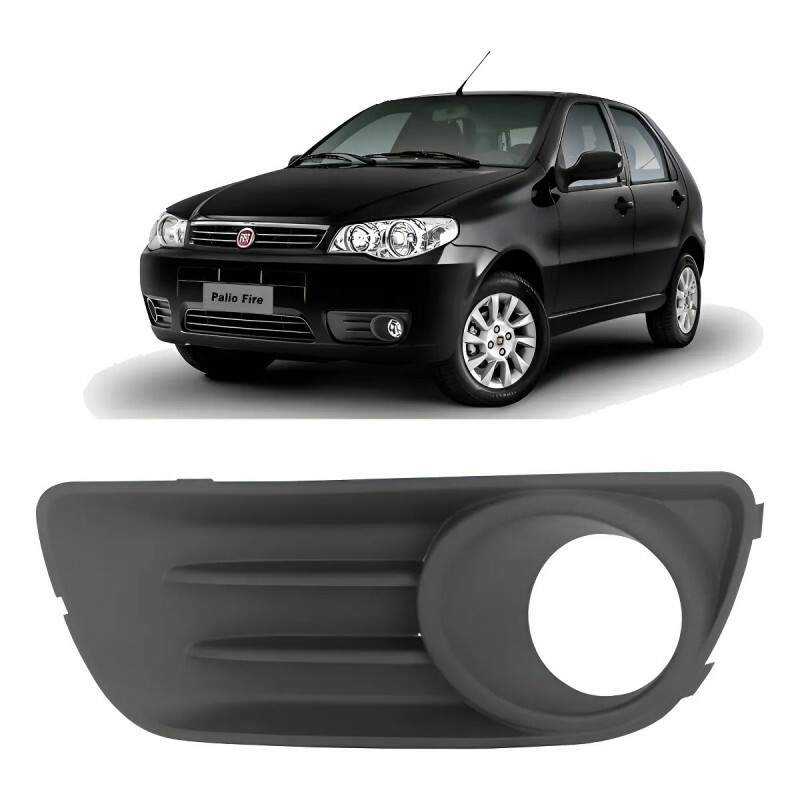 Moldura Farol de Milha Palio F2 2010 a 2017 Esquerdo Cinza Com Furo Fipparts Moldura Farol de Milha Palio F2 2010 a 2017 Esquerdo Cinza Com Furo Fipparts