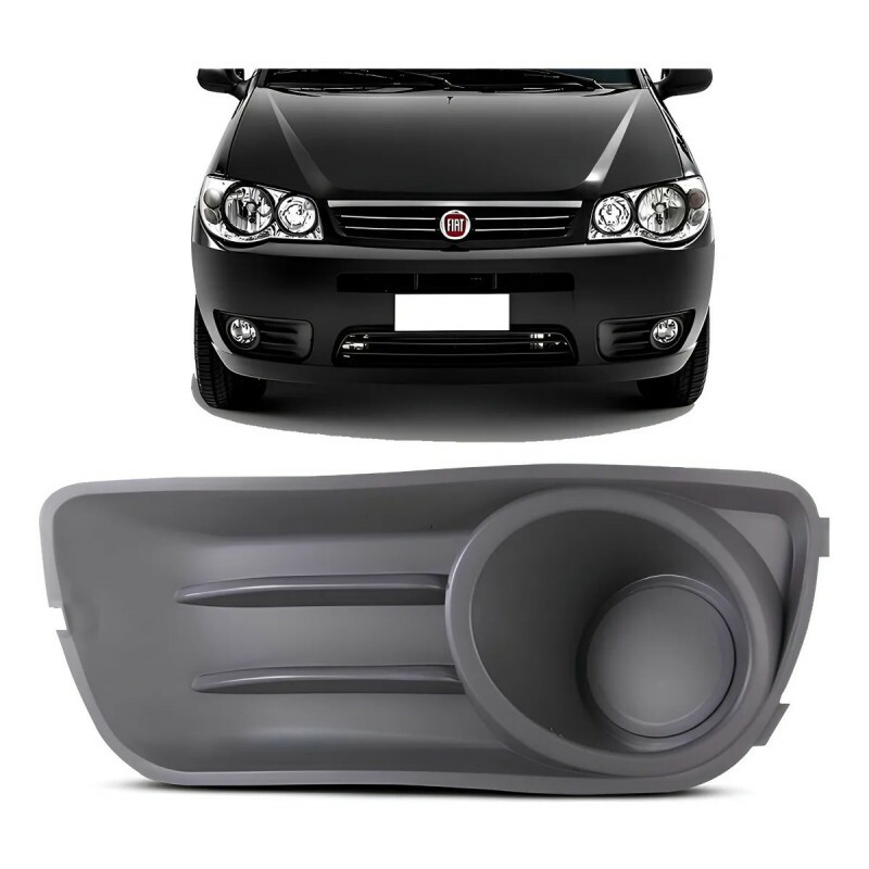 Moldura do Farol Milha Palio 2010 a 2017 Esquerdo Cinza Sem Furo Fipparts Moldura do Farol Milha Palio 2010 a 2017 Esquerdo Cinza Sem Furo Fipparts