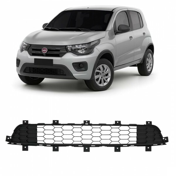 Grade Central Parachoque Mobi 2017 a 2020 Preto