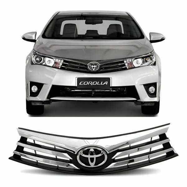 Grade Radiador Corolla 2015 a 2017 Cromado Z4 Grade Radiador Corolla 2015 a 2017 Cromado Z4