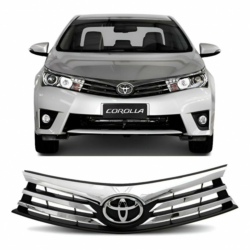 Grade Radiador Corolla 2015 a 2017 Cromado Z4