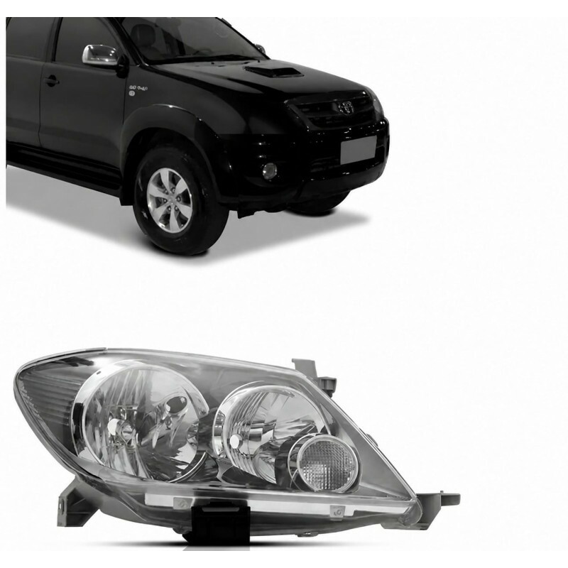 Farol Hilux Sw4 2005 a 2008 Direito Manual (CromoOnix)