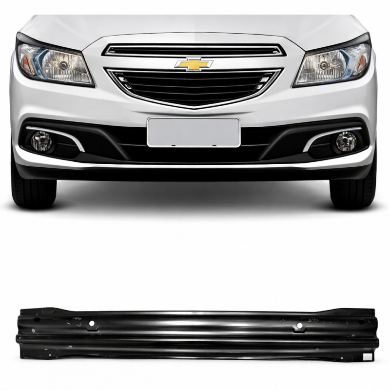 Alma Aço Para-choque Dianteiro Onix 2013 a 2016 Com Suporte