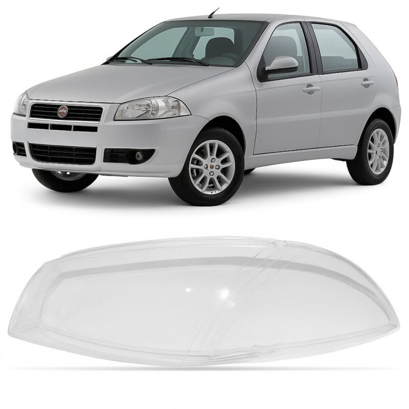 Lente do Farol Palio 2008 a 2013  Esquerdo (Reta)