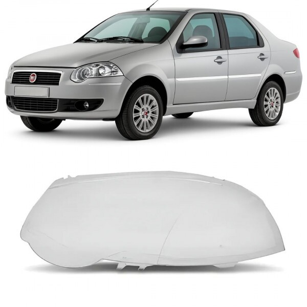 Lente do Farol Palio 2009 a 2020 Siena 2009 a 2019 Esquerdo (Gota)