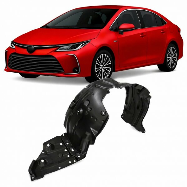 Para-Barro Dianteiro Corolla 2020 a 2025 Esquerdo Importado Para-Barro Dianteiro Corolla 2020 a 2025 Esquerdo Importado