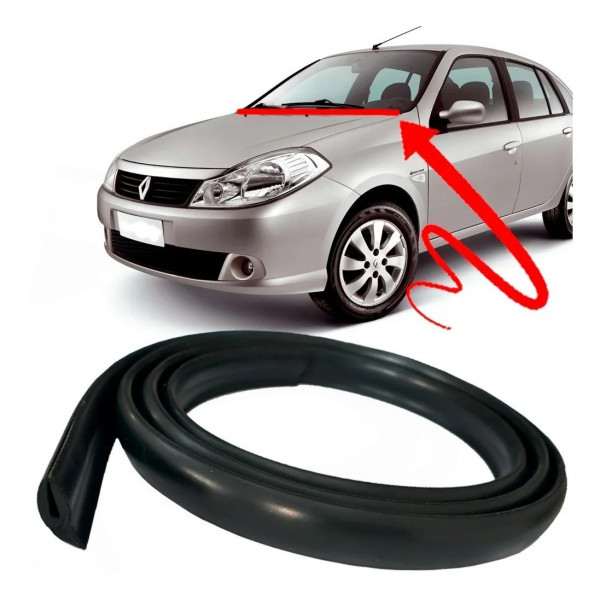 Borracha Acabamento Churrasqueira Perfil H Universal 1,60m