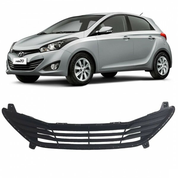 Grade Inferior Para-Choque HB20 2013 a 2015 Preto
