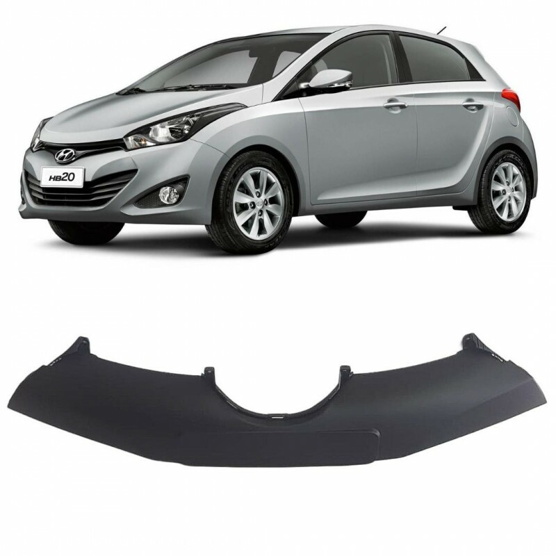 Grade Superior Para Choque HB20 2013 a 2015 Preto Liso