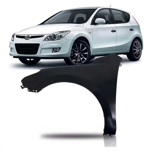 Para Lama I30 2009 a 2012 Esquerdo Preto