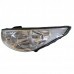 Farol IX35 2010 a 2015 Esquerdo Cromado