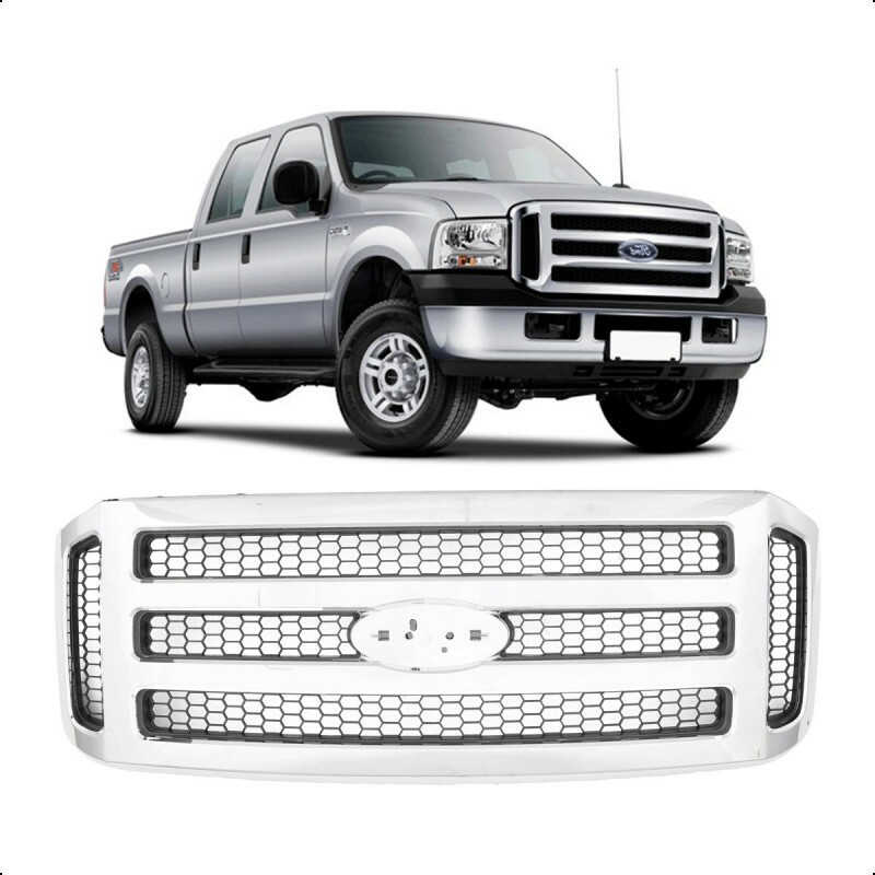 Grade Radiador F250 2006 a 2019 Cromado