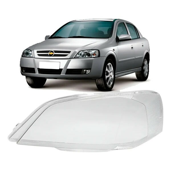 Lente do Farol Astra 2003 a 2012 Esquerdo (Robocop)