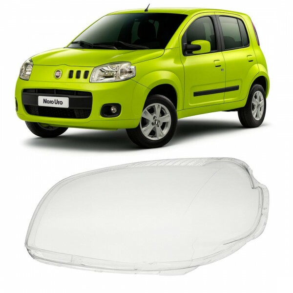 Lente do Farol Uno Vivace 2011 a 2014 Esquerdo