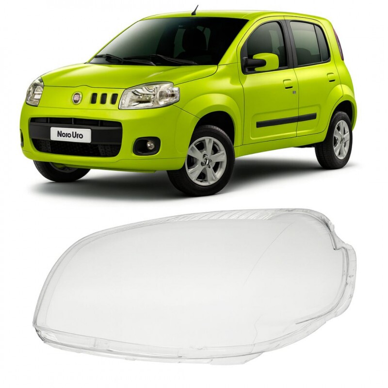 Lente do Farol Uno Vivace 2011 a 2014 Esquerdo