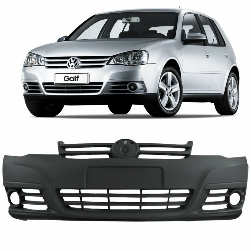 Para Choque Golf Sportline 2007 a 2013 Dianteiro Furo Farol Milha Para Choque Golf Sportline 2007 a 2013 Dianteiro Furo Farol Milha