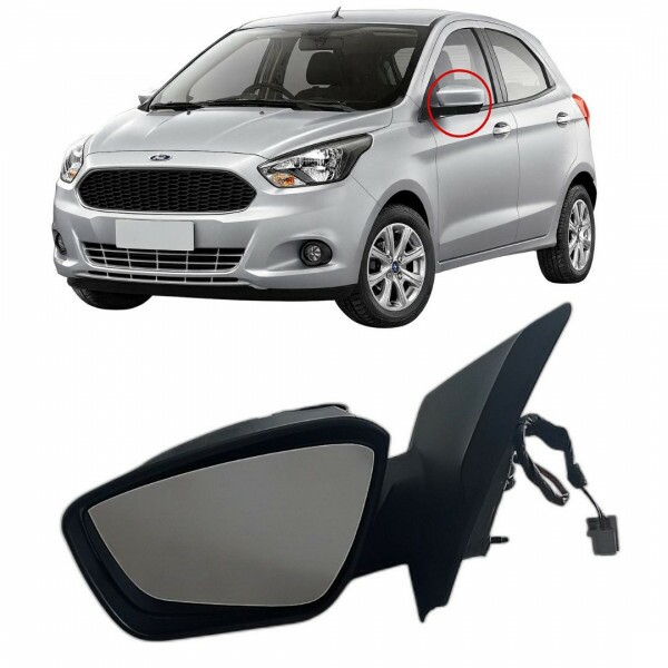 Retrovisor Ford Ka 2015 a 2021 4P 5P Esquerdo Elétrico