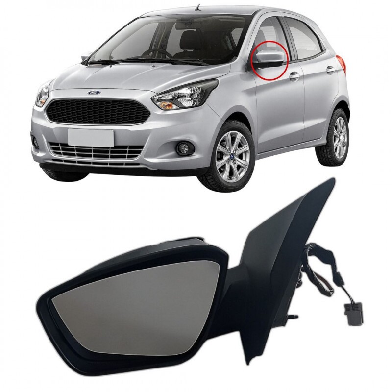 Retrovisor Ford Ka 2015 a 2021 4P 5P Esquerdo Elétrico