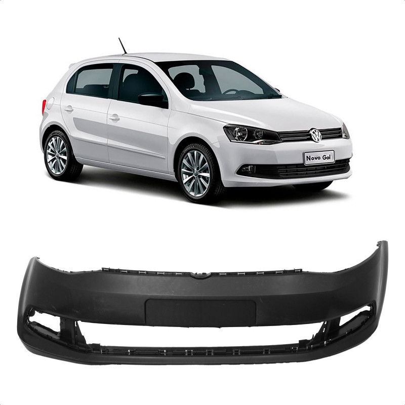 Para Choque Gol G6 2013 a 2016 Dianteiro Furo Farol Milha Preto Para Choque Gol G6 2013 a 2016 Dianteiro Furo Farol Milha Preto