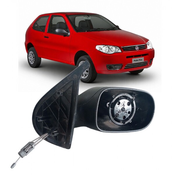 Retrovisor Strada Palio F2 3P 2005 a 2013 Direito Manual Pequeno Base Redonda Retrovisor Strada Palio F2 3P 2005 a 2013 Direito Manual Pequeno Base Redonda