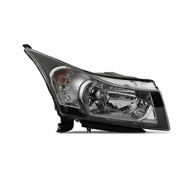 Farol Cruze 2011 a 2014 Direito Elétrico Máscara Negra Com Motor